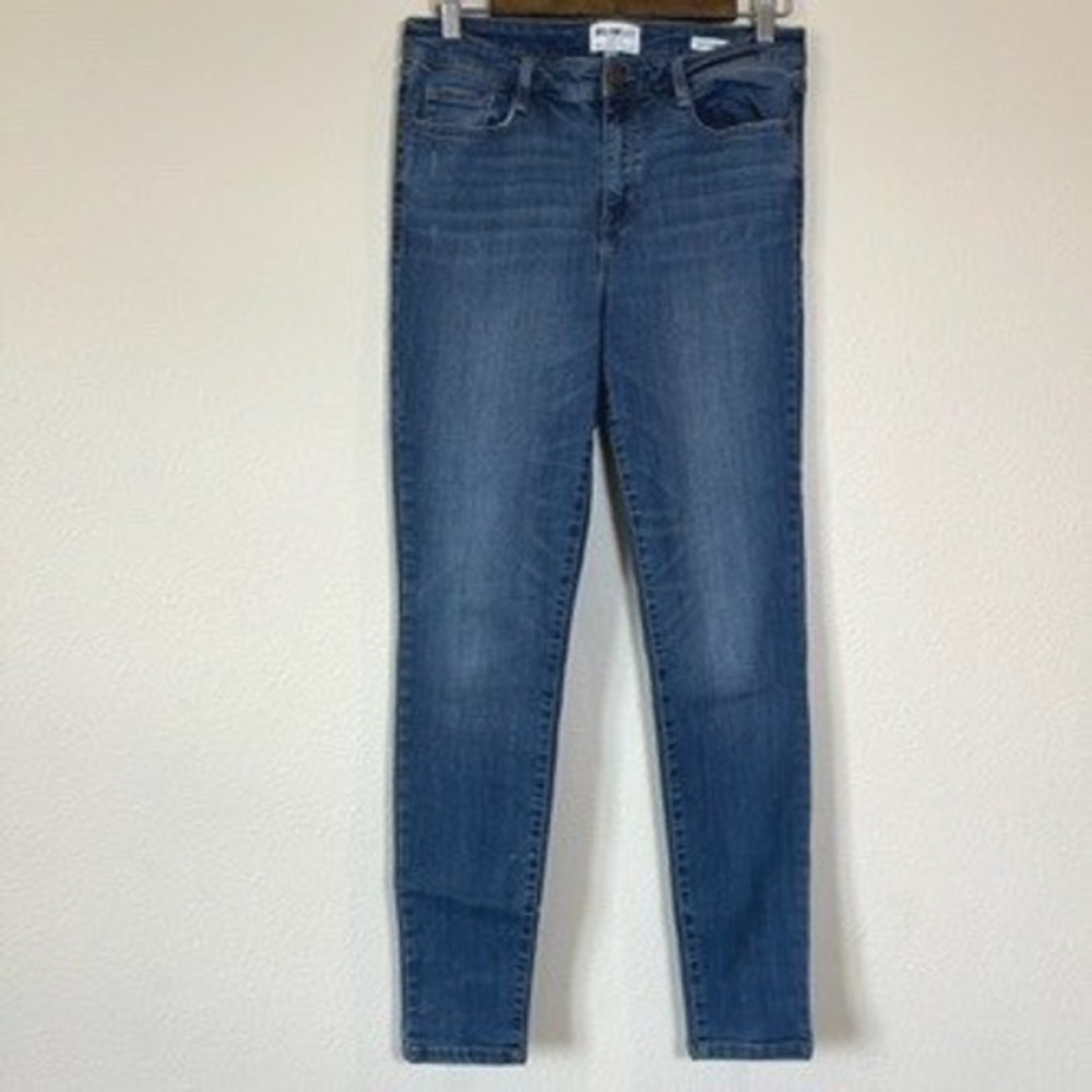 William Rast Sculpted High Rise Skinny Jeans Medium Wash Blue Denim Womens 29